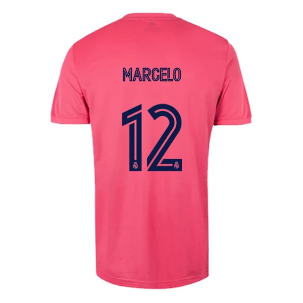 Maillot Football Real Madrid Exterieur NO.12 Marcelo 2020-21 Rose